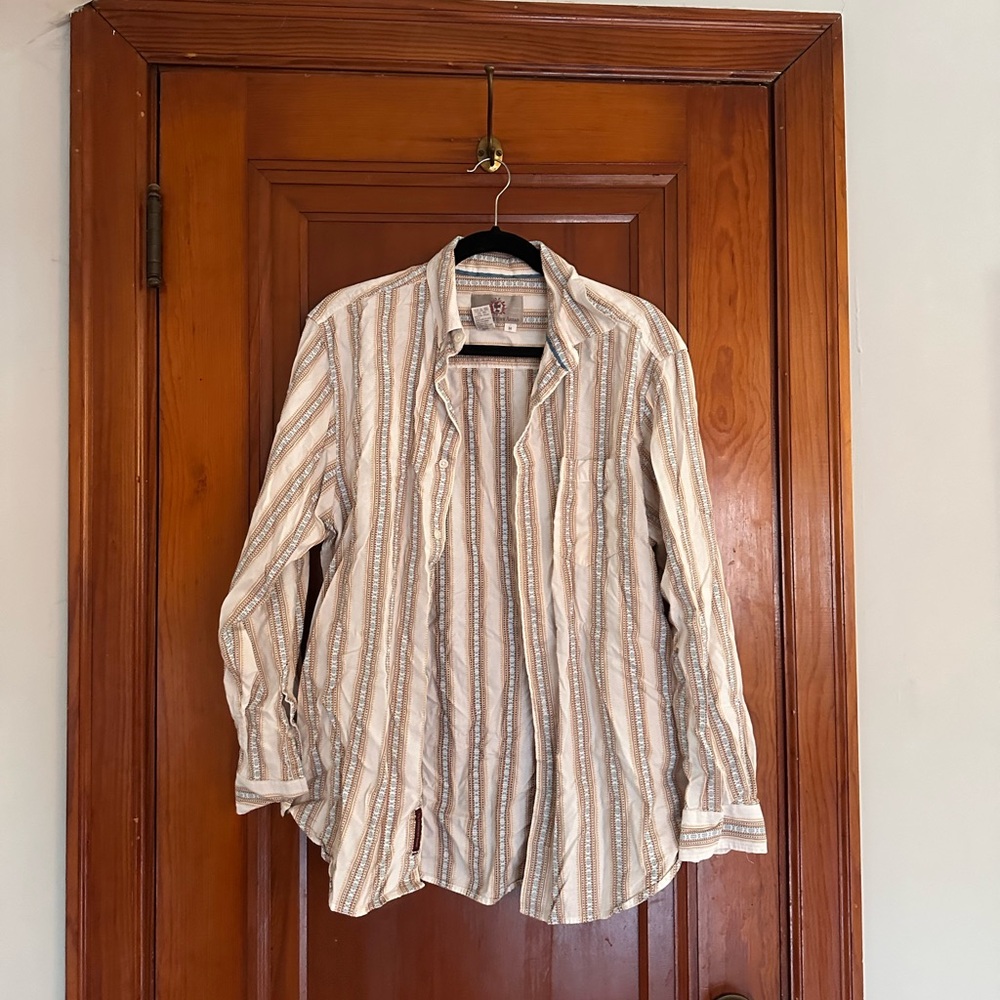 vintage button up